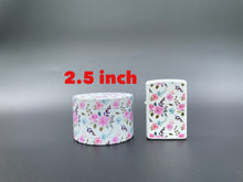 Load image into Gallery viewer, Floral lighter & 2.5 inch aluminum grinder.  Pretty cute girly lighter grinder set