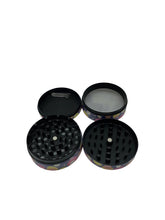 Load image into Gallery viewer, Cute mushroom patrern lighter & 2.5 inch aluminum grinder.  Pretty cute girly lighter grinder set