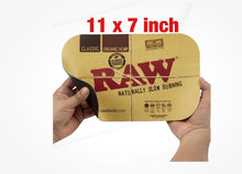 Load image into Gallery viewer, RAW Strain Hybrid Rolling Tray+Raw Magnet Lid+Raw Phoenix Lighter+ Raw Extendo Lighter