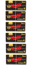 Load image into Gallery viewer, RAW Black Artesano King Size Slim Rolling Papers + RAW Phoenix Lighter + RAW Extendo Lighter