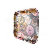 Load image into Gallery viewer, Raw Large Donut metal tray 14x11 inch+Raw Magnet Lid + Raw Phoenix Lighter