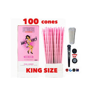 Load image into Gallery viewer, JUICY LUCY PINK pre rolled cone king size (200ct, 100ct, 50ct)+tube+glass tip