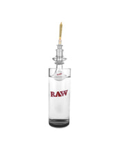Load image into Gallery viewer, Raw Glass Gravity Cone Bubbler Device +Raw Phoenix Lighter +Extendo Lighter