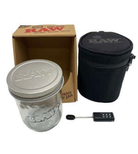 Load image into Gallery viewer, Raw smellproof cozy and jar 16oz+Raw Phoenix Lighter+Extendo Lighter