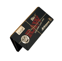 Load image into Gallery viewer, RAW Black Artesano King Size Slim Rolling Papers + RAW Phoenix Lighter + RAW Extendo Lighter