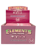 Load image into Gallery viewer, Elements Pink Connoisseur King Size Slim Paper+Tip +Raw Phoenix Extendo Lighter