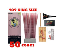 Load image into Gallery viewer, Blazy Susan pink cones 109mm king size 200 l 100 l 50cones + raw 98 king size cone loader kit