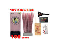 Load image into Gallery viewer, Blazy Susan pink cones 109mm king size 200 l 100 l 50cones + raw 98 king size cone loader kit