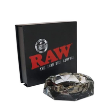 Load image into Gallery viewer, RAW Prism Glass Ashtray + RAW Phoenix Lighter