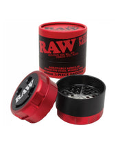 Load image into Gallery viewer, Raw Buddy Mill Grinder 60mm 3 Piece Multi Phase +Raw Phoenix Lighter + Raw Extendo Lighter