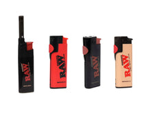 Load image into Gallery viewer, Raw Turbo Glass Tip 12mm & 10mm + Raw Extendo Lighter + Raw Phoenix Lighter (Red Black Brown color) Refillable