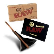 Load image into Gallery viewer, Zig Zag 1 1/4 size unbleached pre rolled cone (50, 100, 200, 300, 400, 500)cones + raw 1 1/4 lean size loader kit