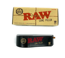 Load image into Gallery viewer, Raw classic king size pre rolled cone with tip 50,100, 200, 300, 400, 500 + raw king size cone shooter filler
