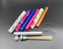 Load image into Gallery viewer, Zig zag ultra thin king size pre rolled cones + aluminum water and smell proof tube