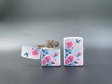 Load image into Gallery viewer, Beautiful flower printed flip top lighter