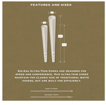 Load image into Gallery viewer, Zig Zag Ultra Thin King Size cone pre rolled + Zig Zag Clipper Refillable Lighter + Glass Tip