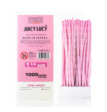 Load image into Gallery viewer, Juicy Lucy Pink 1 1/4 Size cone pre rolled (100, 200, 300, 400, 500)
