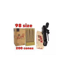 Load image into Gallery viewer, Raw 98 special size pre-rolled cone 25/50/100/200/300 + RAW double shot 2 cone filler loader