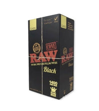 Load image into Gallery viewer, RAW black king size pre-rolled cone 25/50/100/200/300/500 + RAW king size metal caddy box