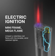 Load image into Gallery viewer, 5 pieces of MK jet red flame refillable windproof lighter jet series