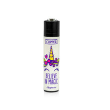 Load image into Gallery viewer, Clipper refillable unicorn collection lighters 4 pack