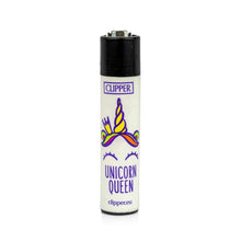 Load image into Gallery viewer, Clipper refillable unicorn collection lighters 4 pack