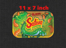 Load image into Gallery viewer, RAW Strain Sativa Rolling Tray+Raw Magnet Lid+Raw Phoenix Lighter+ Raw Extendo Lighter