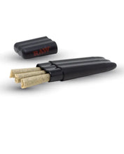 Load image into Gallery viewer, Kingpin X RAW Collab Mafioso Rolling Tray + raw three tree cone case holder