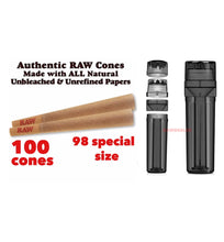 Load image into Gallery viewer, RAW 98 special Size Cone classic +cone filler herb grinder storage 3 in 1