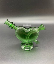 Load image into Gallery viewer, fashion glass pink heart water cone bubbler pipe fit for raw zig zag cone