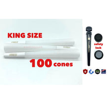 Load image into Gallery viewer, vibes hemp pre rolled cone king size +phily smell proof tube