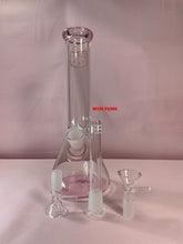 Load image into Gallery viewer, 10" inch Pink Hello Kitty Bong Glass Water Pipe with 2X 14mm bowl