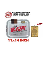 Load image into Gallery viewer, raw large rolling metal tray+raw tray crump catcher+raw lighter
