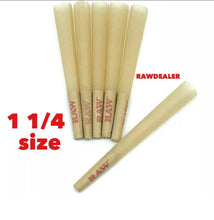 Load image into Gallery viewer, raw cone classic 1 1/4 size pre rolled cone(100 pack)+JPAQ trio cone holder case