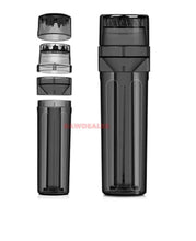 Load image into Gallery viewer, raw LEAN 1 1/4 size cone loader+cone herb grinder filler storage 3 in 1