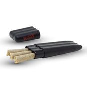 Load image into Gallery viewer, RAW Three Tree Cone Case smell proof+M glass herb jar UV smell proof+boveda