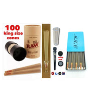 Load image into Gallery viewer, Raw king size six shooter filler+raw king size cone(100pk )+GLASS TIP+TUBE+CASE