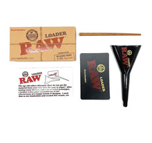 Load image into Gallery viewer, raw king 98 size cone loader+cone herb grinder filler storage pack 3in 1