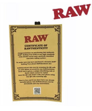 Load image into Gallery viewer, RAW large metal tray 11”x14” + cone filler herb grinder storage 3 in 1