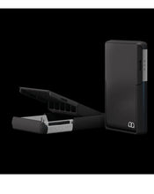 Load image into Gallery viewer, JPAQ mini Odor Resistant Joint Holder Roach Stash(BLACK)+glass cone holder tip