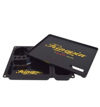 Load image into Gallery viewer, raw rolling kingpin X Collab Mafioso Tray+herb grinder filler storage 3in1