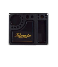 Load image into Gallery viewer, Kingpin X RAW Collab Mafioso Rolling Tray +steel slide lock cone case