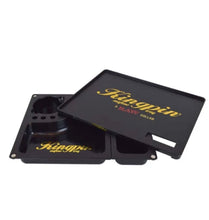 Load image into Gallery viewer, raw rolling kingpin X Collab Mafioso Rolling Tray+glass knuckle cone bubbler pip