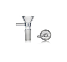 Load image into Gallery viewer, 9 inch glass pink heart bong bubbler pipe with 2x 14mm bowl.