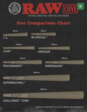 Load image into Gallery viewer, raw rolling metal tray(FLIGHT)large+raw king size cone(100 pack)+cone loader kit
