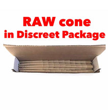 Load image into Gallery viewer, RAW Classic 98 special Size Pre-Rolled Cone +3X glass cone Holder tip
