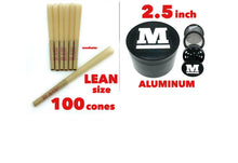Load image into Gallery viewer, RAW classic lean Size Cone +raw aluminum large 2.5inch grinder
