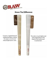 Load image into Gallery viewer, RAW organic hemp 1 1/4 size cone(200pk, 100pk, 50pk)+cone herb grinder filler storage 3in1