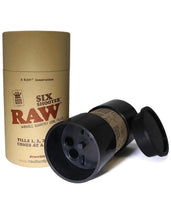 Load image into Gallery viewer, Raw 6 six Shooter filler king size + glass knuckle cone bubbler smoke water pipe