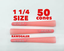 Load image into Gallery viewer, ROZY Pink rose Pre Rolled Cones 1 1/4 size